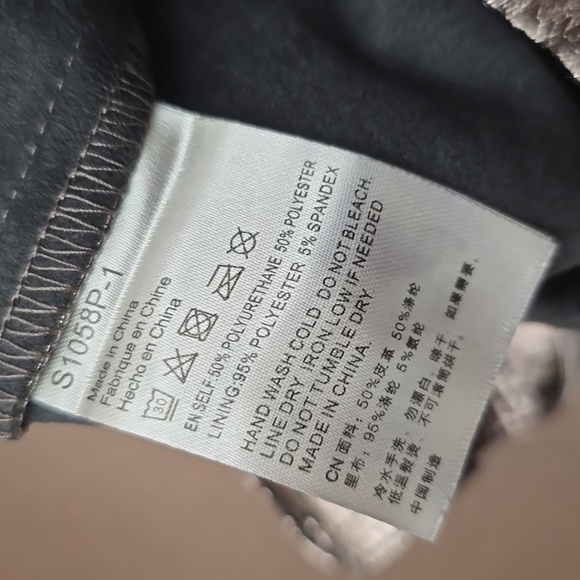 SOFIE THE LABEL Women's Sz S Silver Copper Pants - Picture 3 of 8